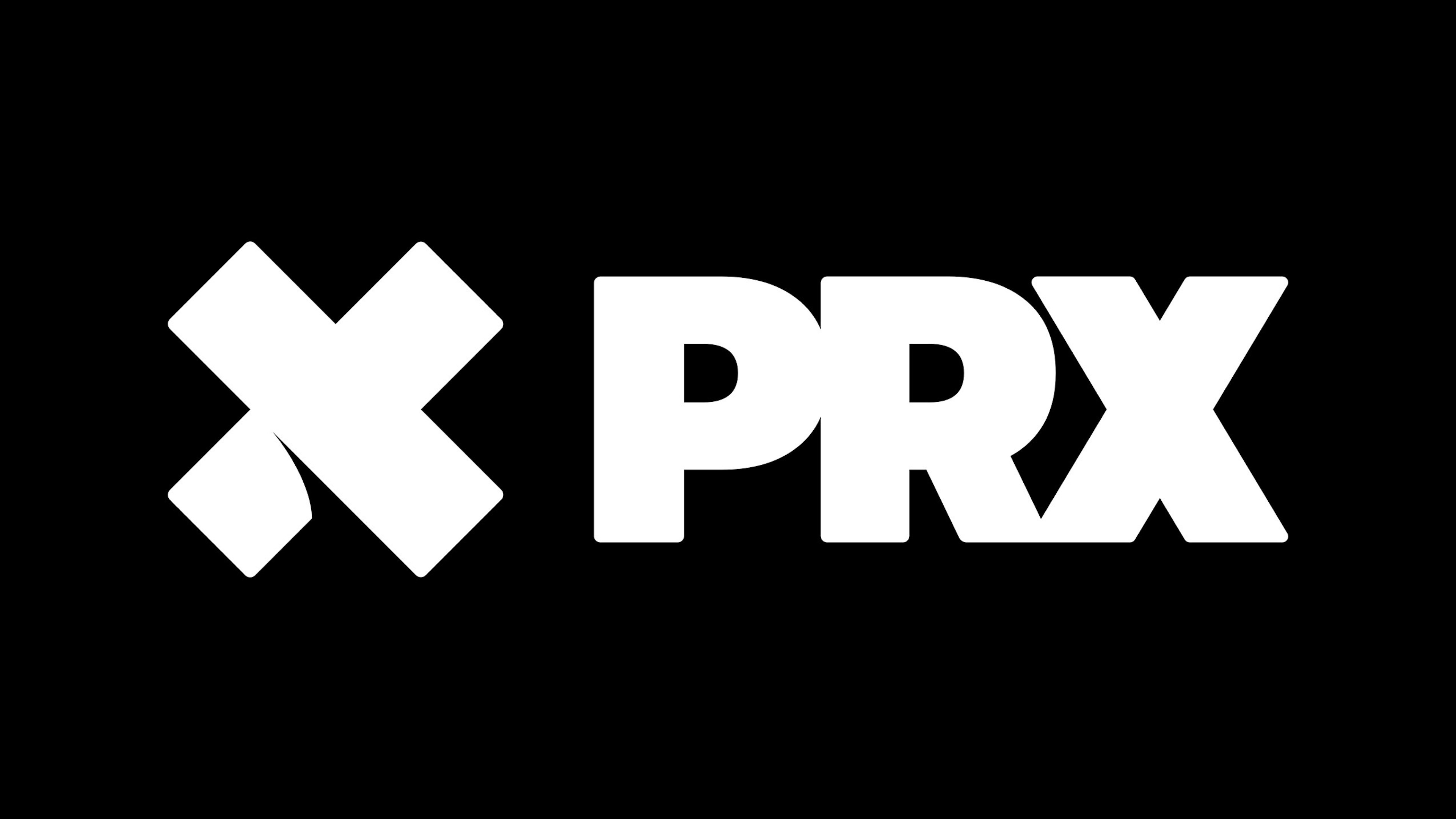 Black background with "X PRX" written in white